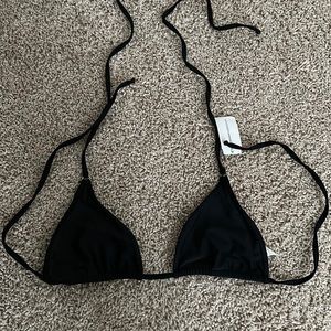 NWT Black wicked weasel Lined tri-top size medium